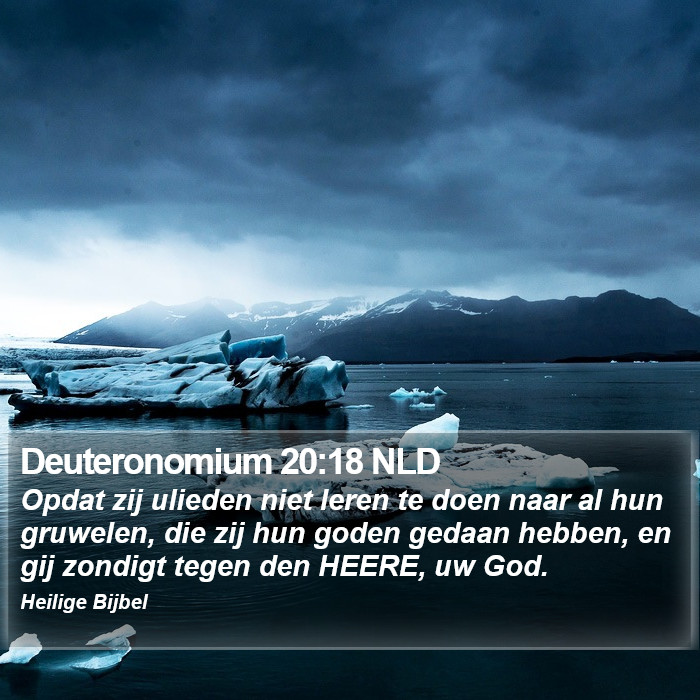 Deuteronomium 20:18 NLD Bible Study