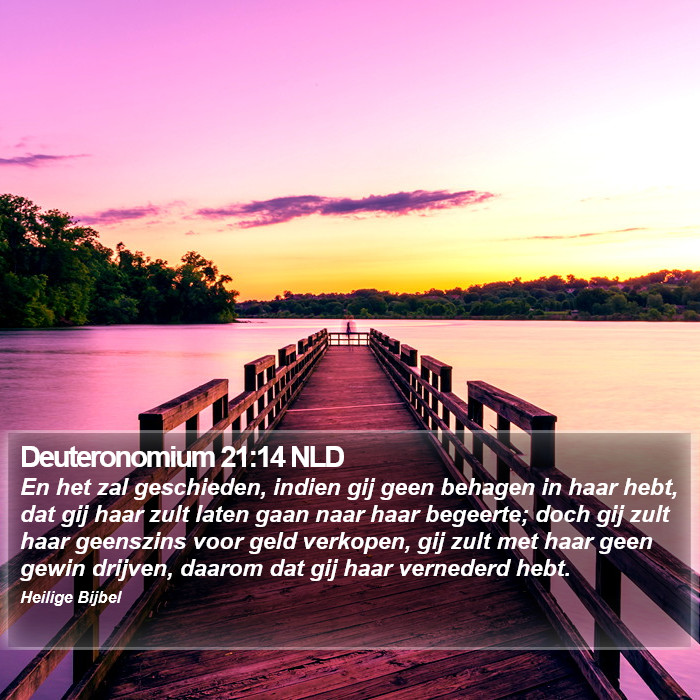 Deuteronomium 21:14 NLD Bible Study