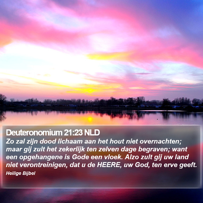 Deuteronomium 21:23 NLD Bible Study