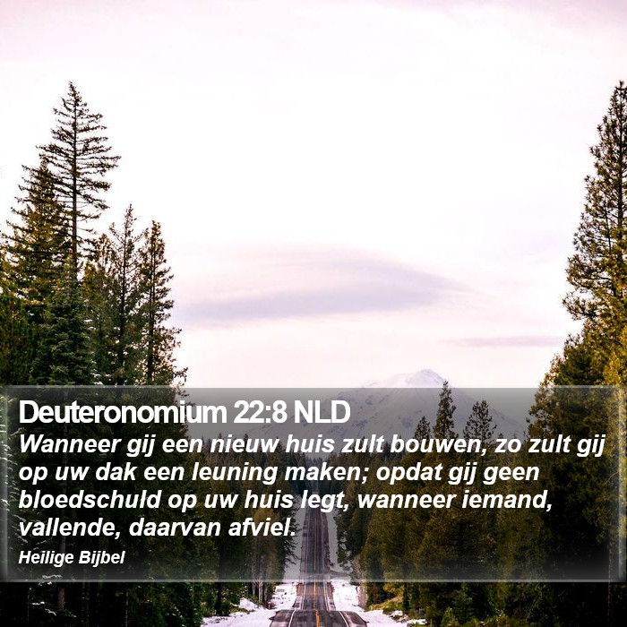 Deuteronomium 22:8 NLD Bible Study
