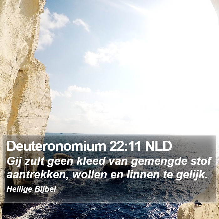 Deuteronomium 22:11 NLD Bible Study