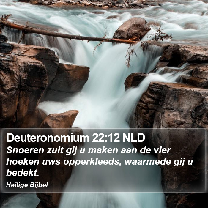 Deuteronomium 22:12 NLD Bible Study