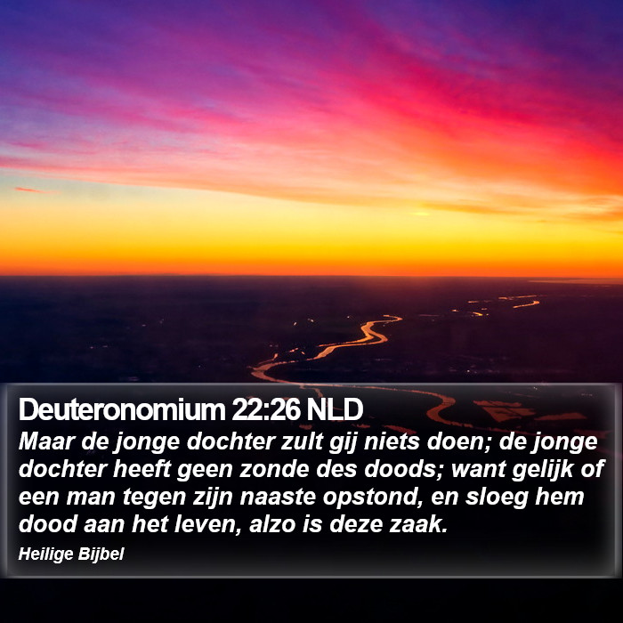 Deuteronomium 22:26 NLD Bible Study
