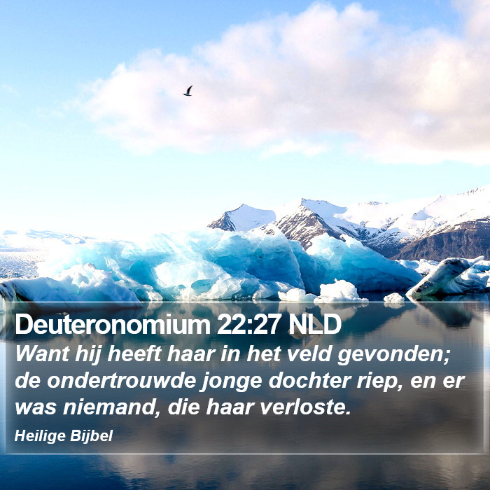 Deuteronomium 22:27 NLD Bible Study