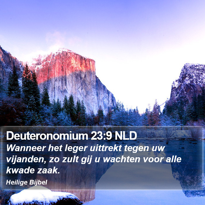 Deuteronomium 23:9 NLD Bible Study