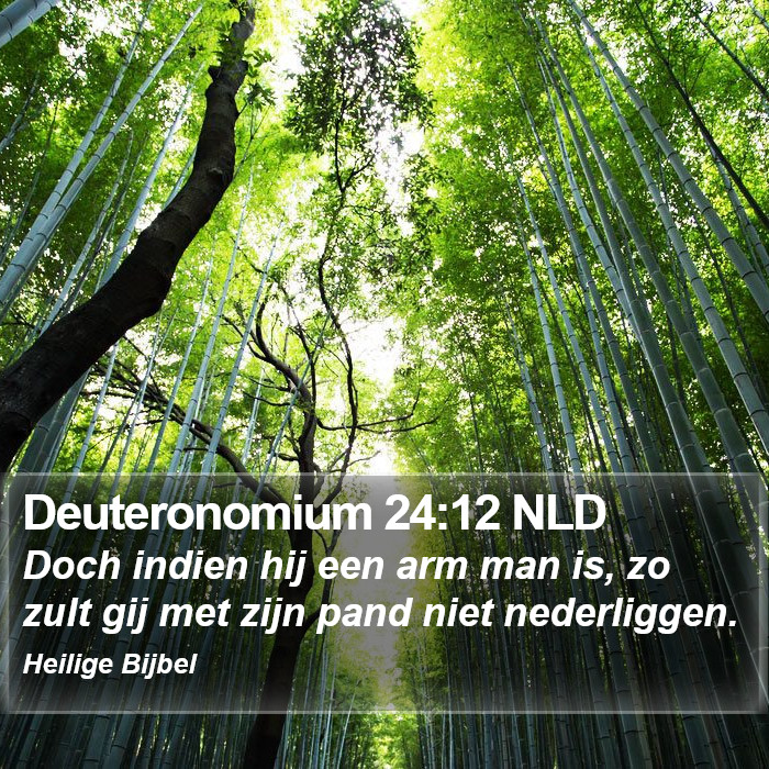 Deuteronomium 24:12 NLD Bible Study