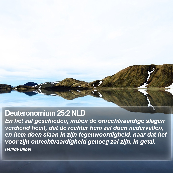 Deuteronomium 25:2 NLD Bible Study