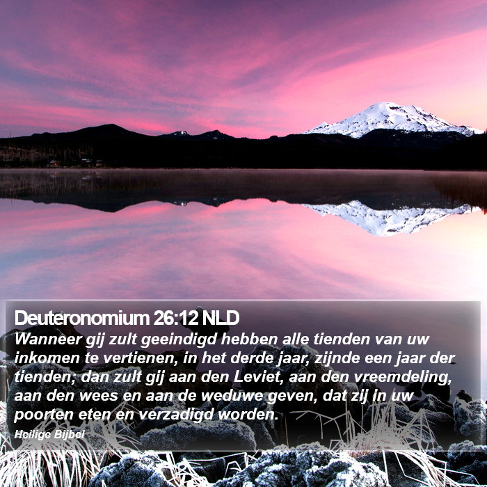 Deuteronomium 26:12 NLD Bible Study