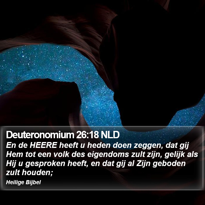 Deuteronomium 26:18 NLD Bible Study