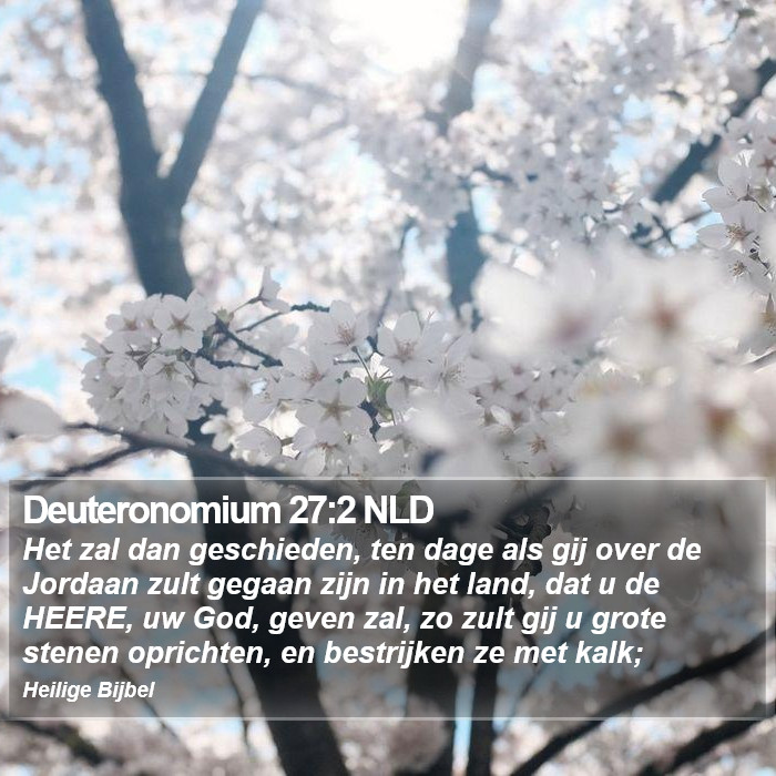 Deuteronomium 27:2 NLD Bible Study