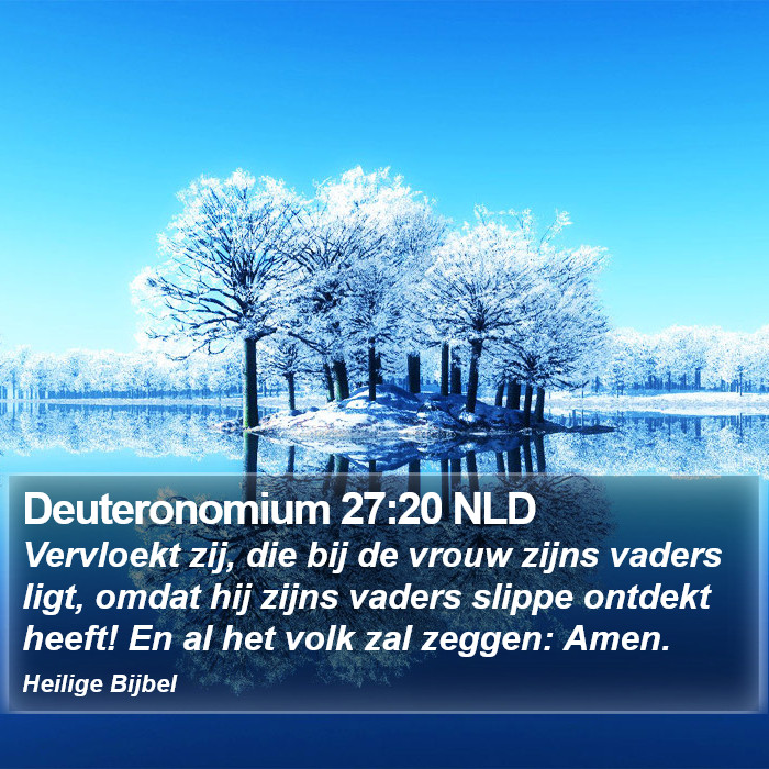 Deuteronomium 27:20 NLD Bible Study