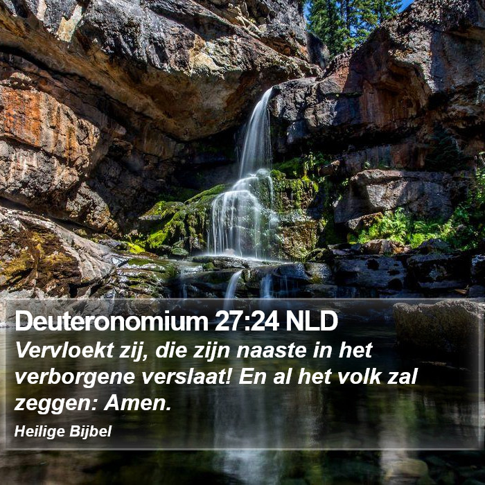 Deuteronomium 27:24 NLD Bible Study
