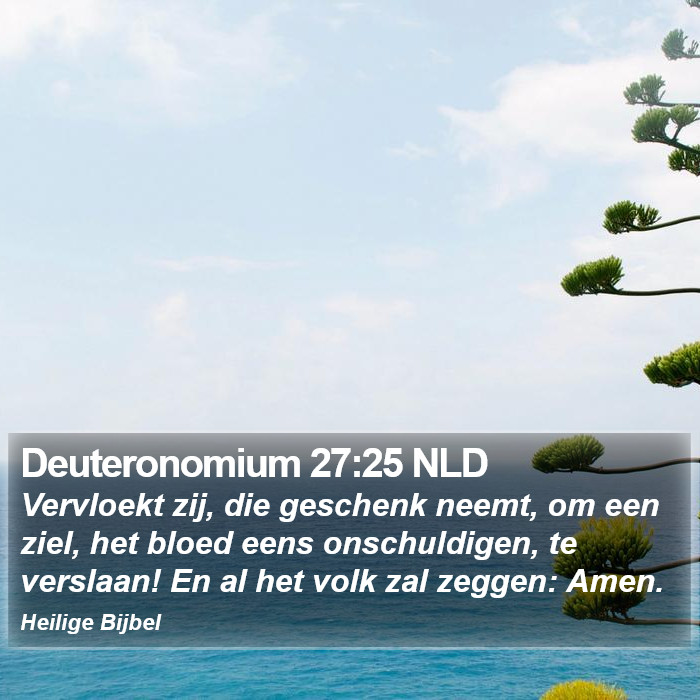 Deuteronomium 27:25 NLD Bible Study