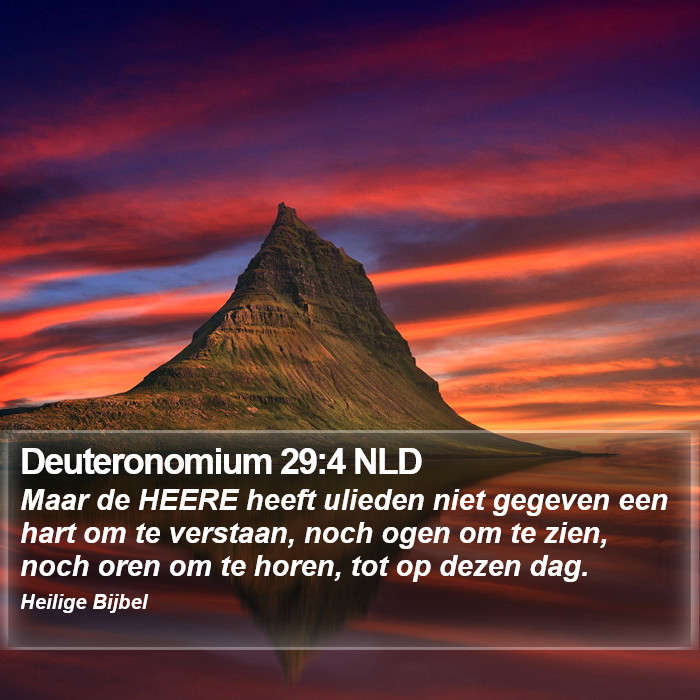 Deuteronomium 29:4 NLD Bible Study