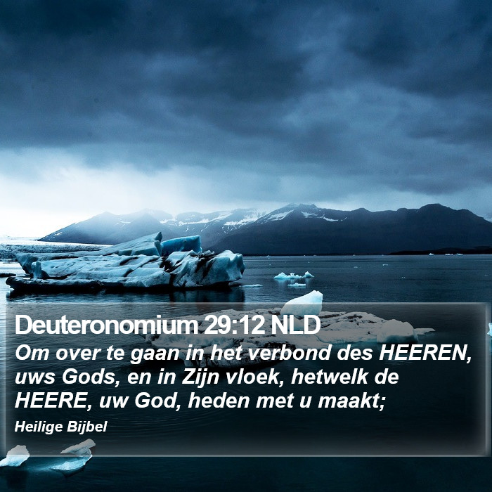Deuteronomium 29:12 NLD Bible Study