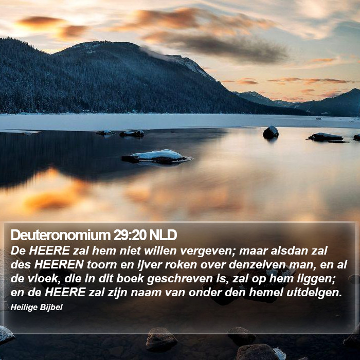 Deuteronomium 29:20 NLD Bible Study