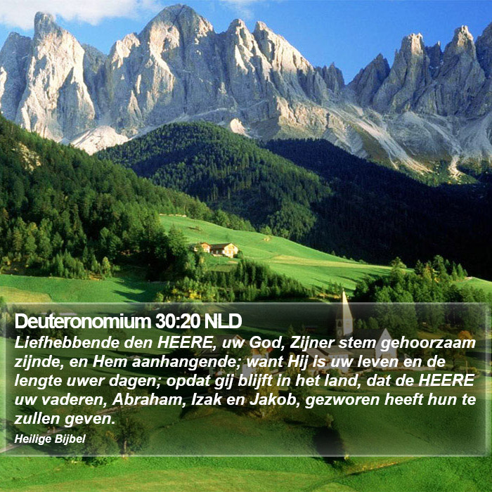Deuteronomium 30:20 NLD Bible Study