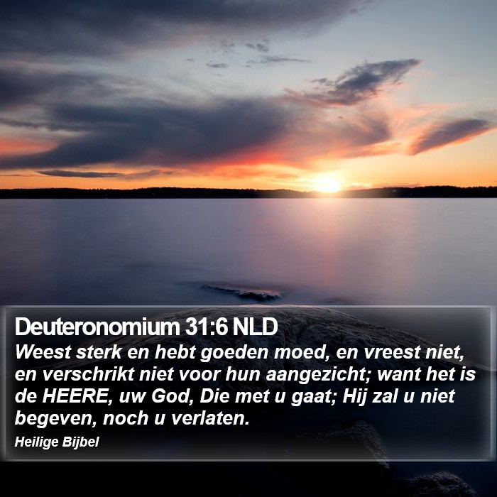 Deuteronomium 31:6 NLD Bible Study