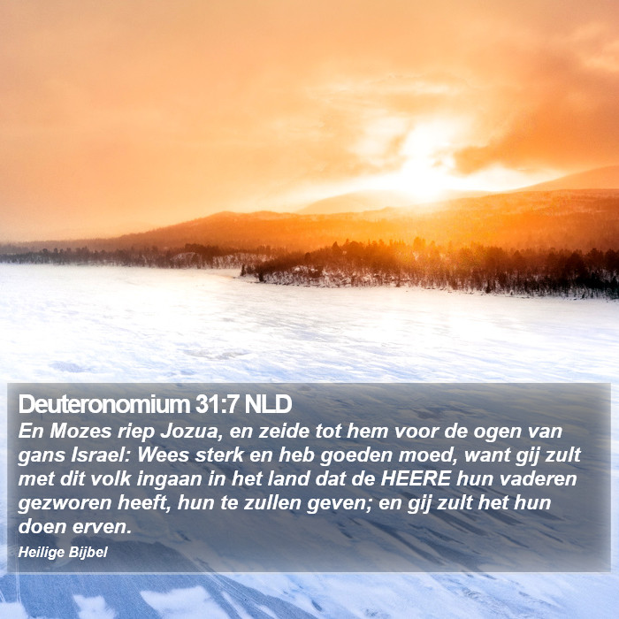 Deuteronomium 31:7 NLD Bible Study