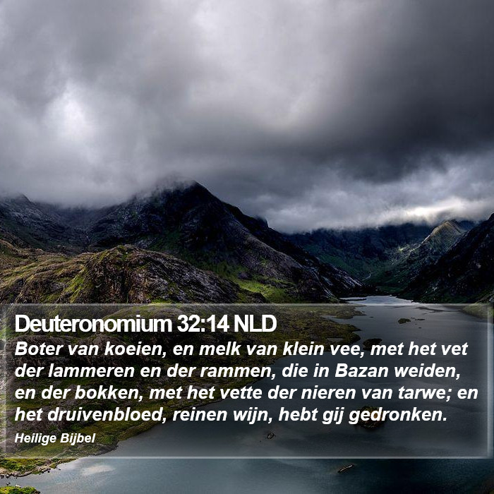 Deuteronomium 32:14 NLD Bible Study