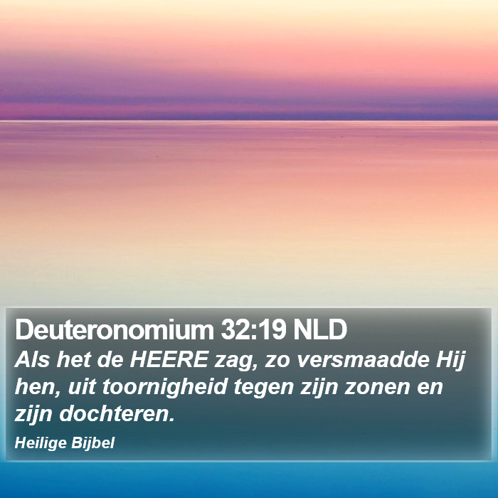 Deuteronomium 32:19 NLD Bible Study