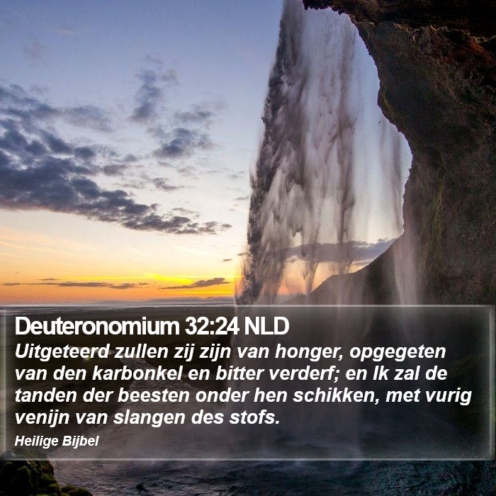 Deuteronomium 32:24 NLD Bible Study