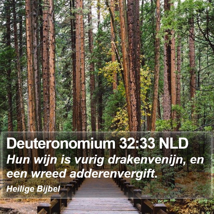 Deuteronomium 32:33 NLD Bible Study