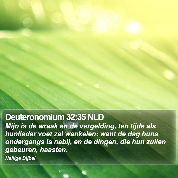 Deuteronomium 32:35 NLD Bible Study