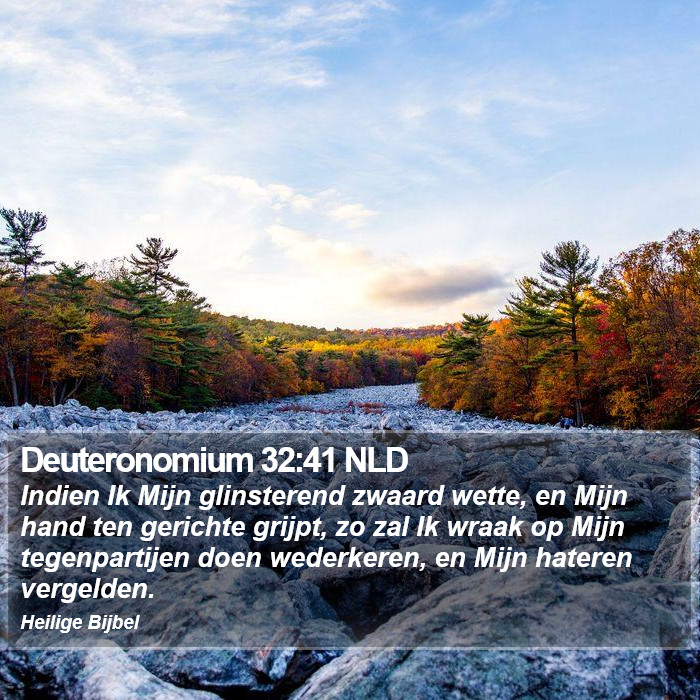 Deuteronomium 32:41 NLD Bible Study