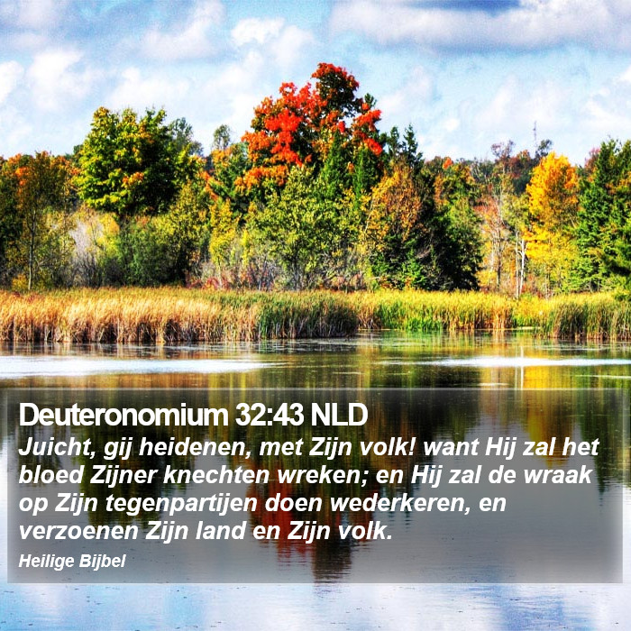 Deuteronomium 32:43 NLD Bible Study