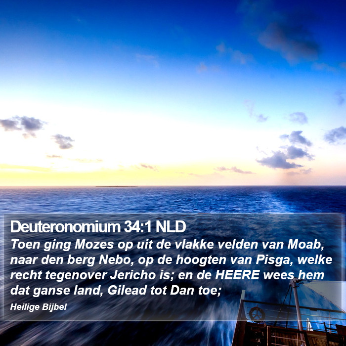 Deuteronomium 34:1 NLD Bible Study