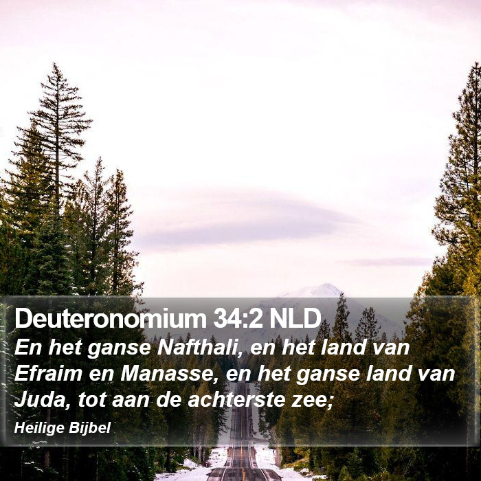 Deuteronomium 34:2 NLD Bible Study