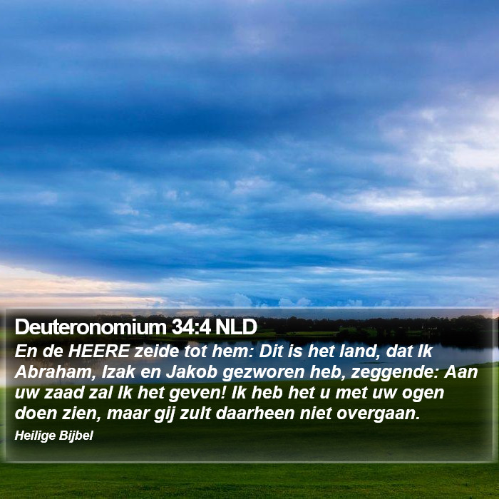 Deuteronomium 34:4 NLD Bible Study