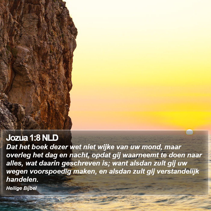 Jozua 1:8 NLD Bible Study