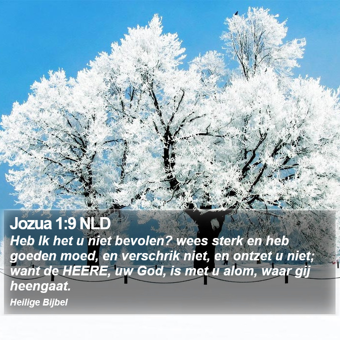 Jozua 1:9 NLD Bible Study