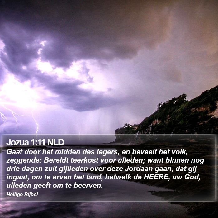 Jozua 1:11 NLD Bible Study