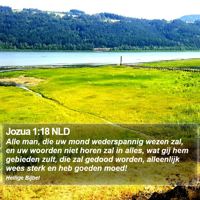 Jozua 1:18 NLD Bible Study