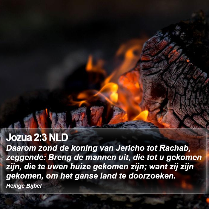 Jozua 2:3 NLD Bible Study