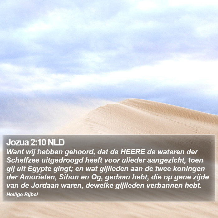 Jozua 2:10 NLD Bible Study