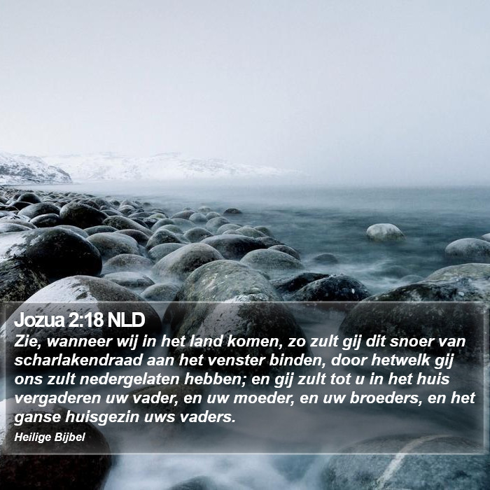 Jozua 2:18 NLD Bible Study