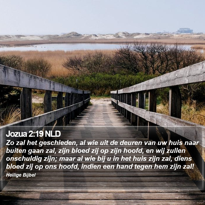 Jozua 2:19 NLD Bible Study