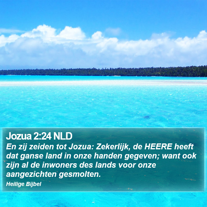 Jozua 2:24 NLD Bible Study
