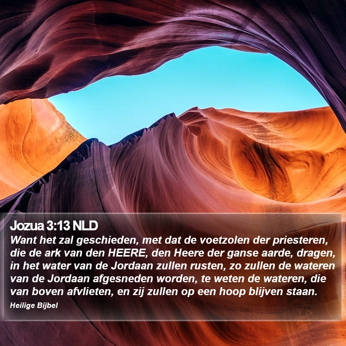 Jozua 3:13 NLD Bible Study