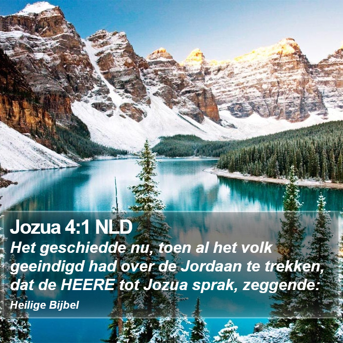Jozua 4:1 NLD Bible Study
