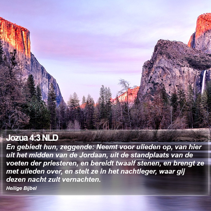 Jozua 4:3 NLD Bible Study
