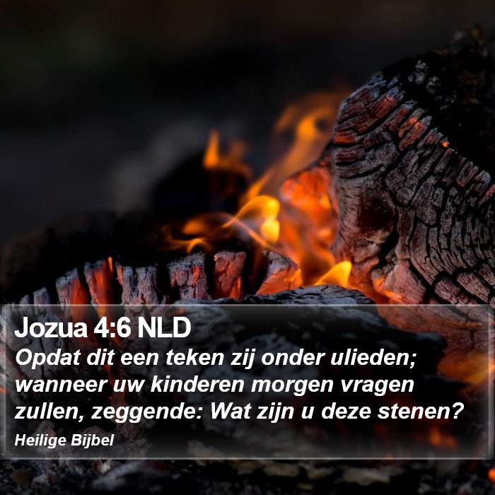 Jozua 4:6 NLD Bible Study
