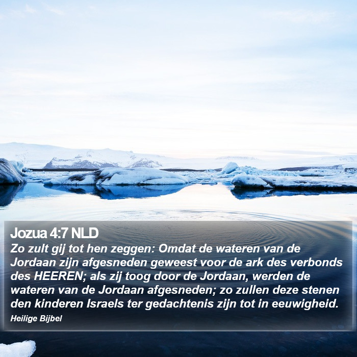 Jozua 4:7 NLD Bible Study