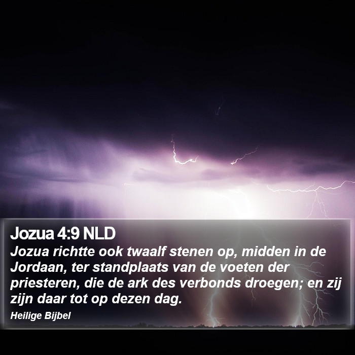 Jozua 4:9 NLD Bible Study