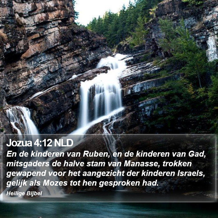 Jozua 4:12 NLD Bible Study