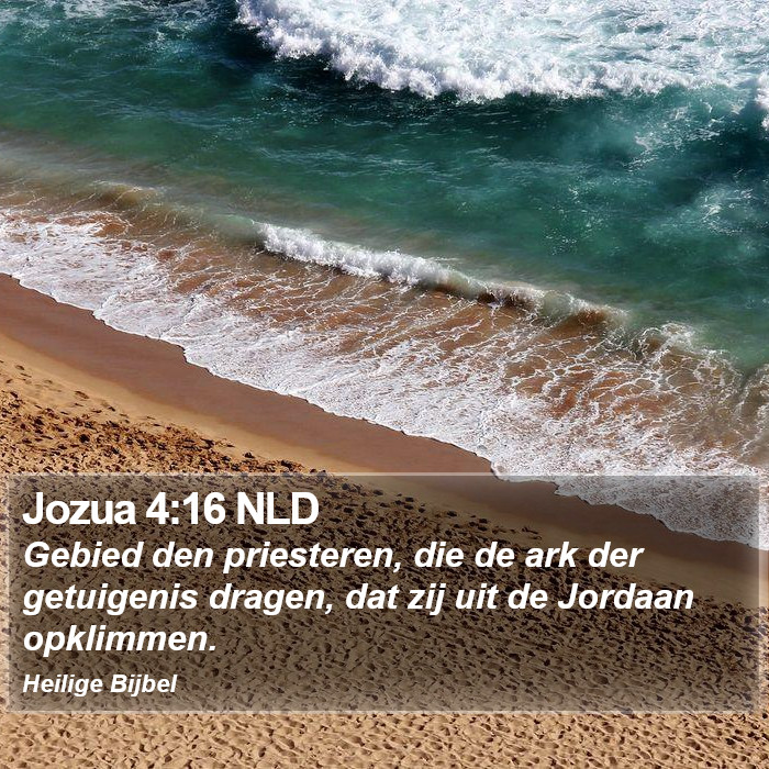 Jozua 4:16 NLD Bible Study